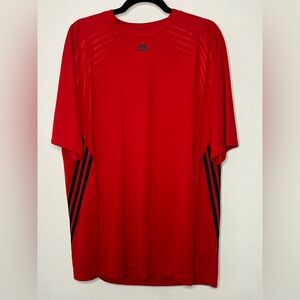 Adidas Vibrant Red Active Tee Size XL